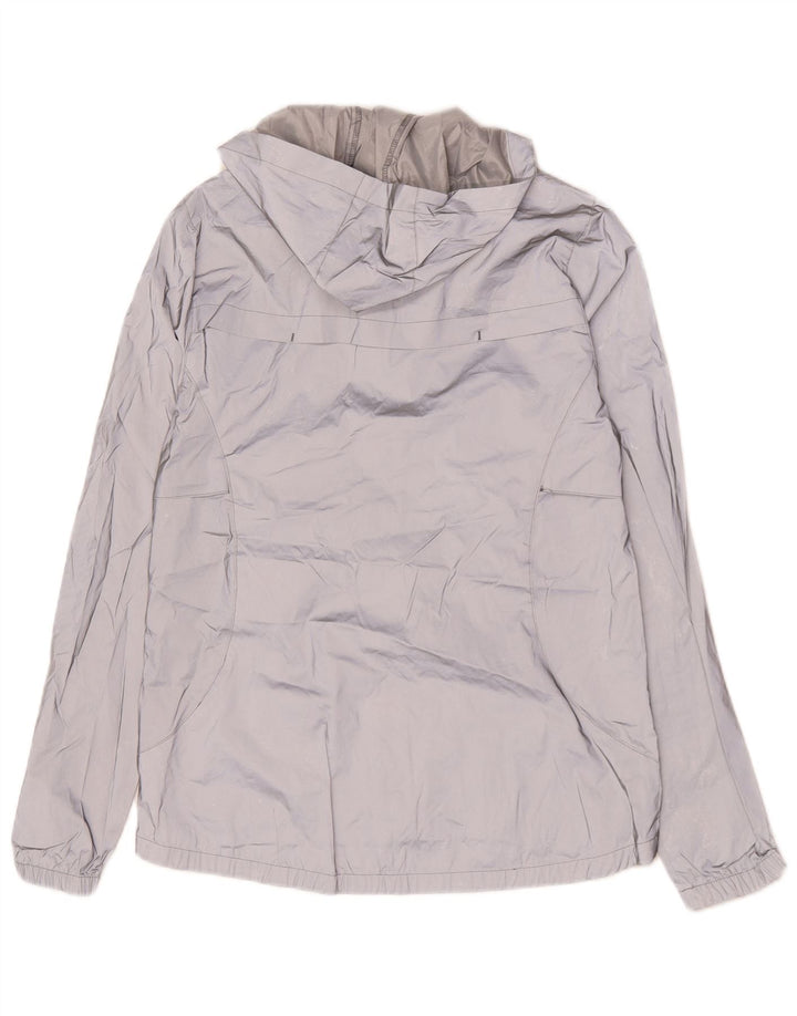 Mountain Warehouse Γυναικείο μπουφάν βροχής με κουκούλα UK 12 Medium Purple Polyester