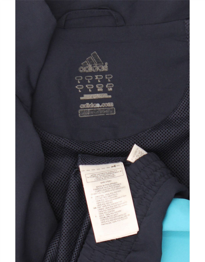 Ανδρική αθλητική φόρμα Adidas Climalite Top Jacket Large Navy Blue Colourblock
