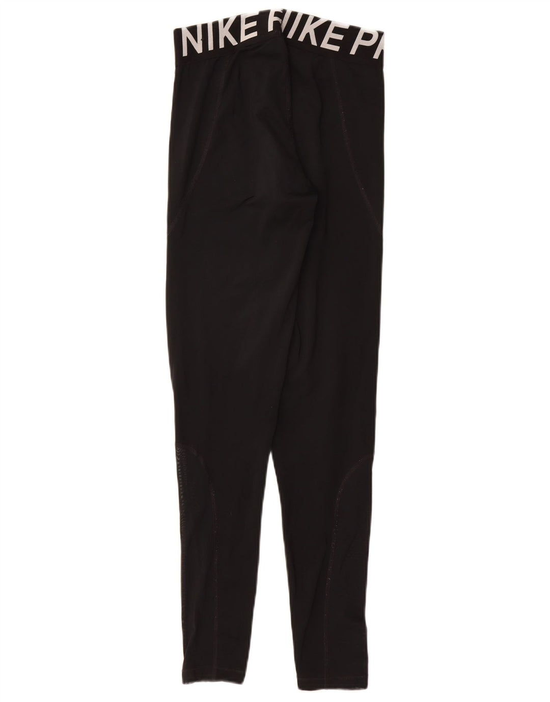 Γυναικεία γραφικά κολάν NIKE Dri Fit UK 12 μεσαίου μαύρου πολυεστέρα