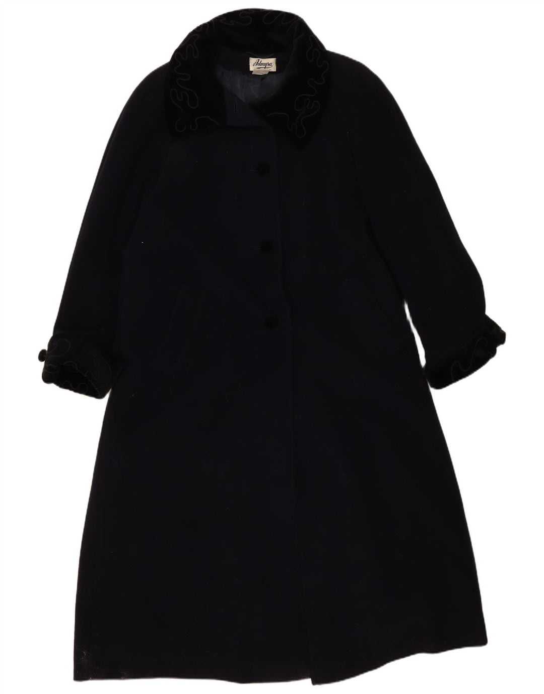 Γυναικείο παλτό Admyra Oversized UK 18 XL Navy Blue Wool