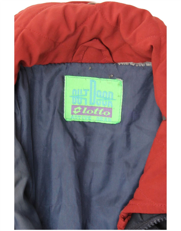 Ανδρικό μπουφάν Lotto Windbreaker UK 42 XL Navy Blue Polyamide