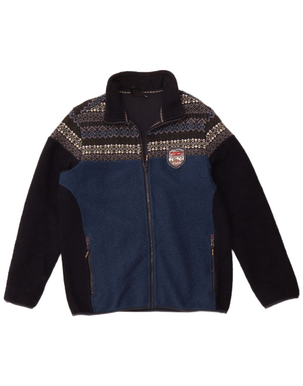 Ανδρικό Fleece Jacket CMP EU 54 2XL Blue Colourblock Polyester