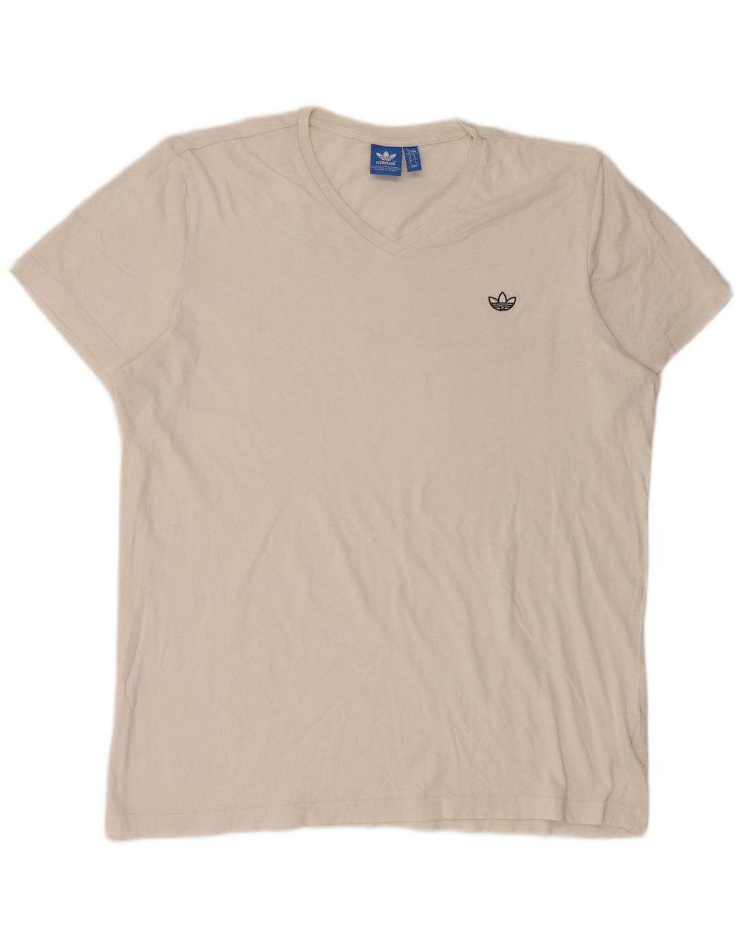 Ανδρικό T-Shirt Adidas Top XL Λευκό βαμβακερό