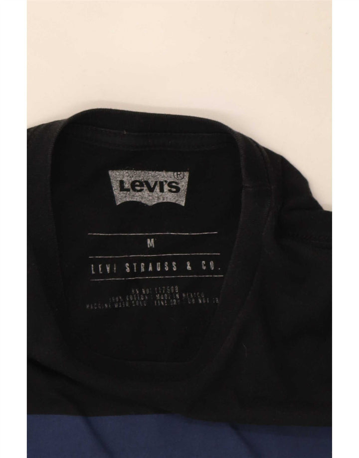 Ανδρικό γραφικό T-Shirt Levi's Top Medium Μαύρο