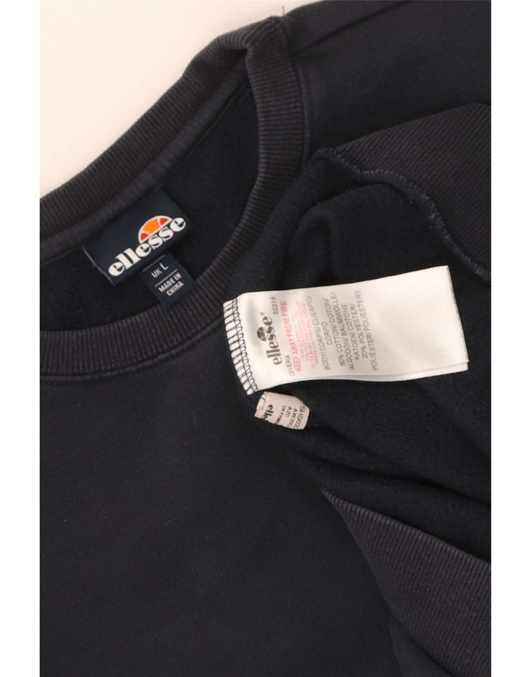 Ανδρικό φούτερ Ellesse Jumper Large Navy Blue από βαμβάκι