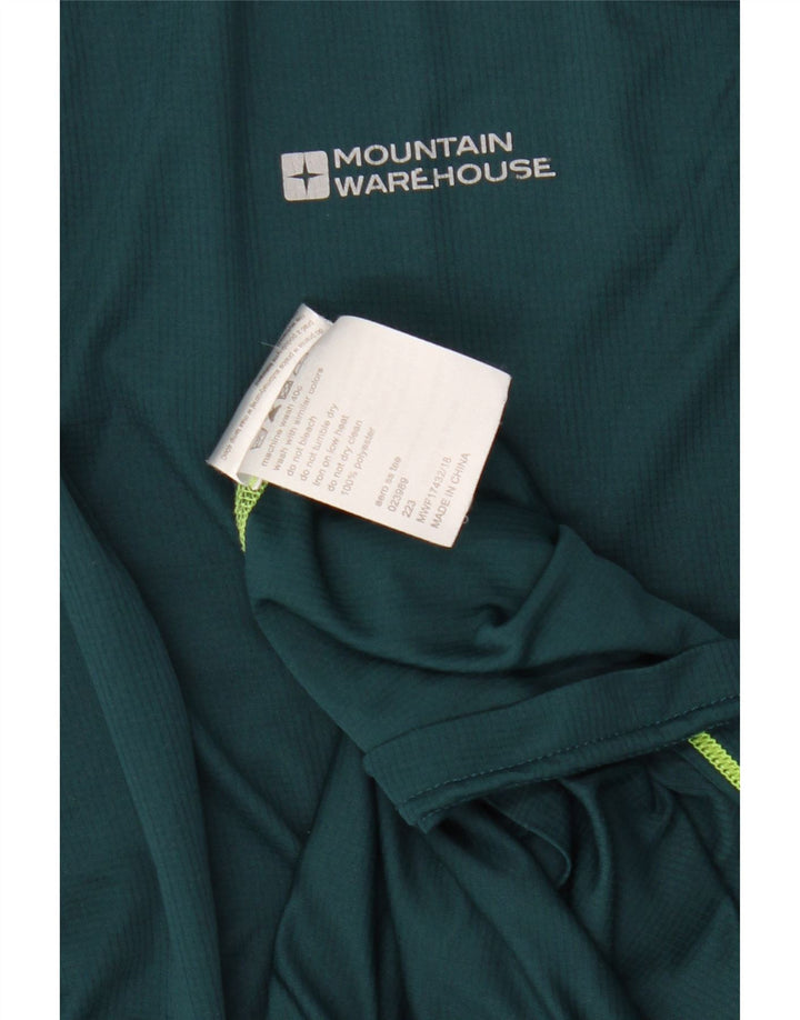 Ανδρικό T-Shirt Mountain Warehouse Top Large Green Polyester
