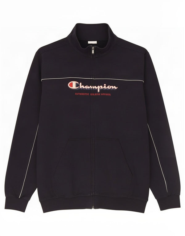 Μπουφάν Champion Boys Graphic αθλητική φόρμα 13-14 ετών XL Navy Blue Cotton