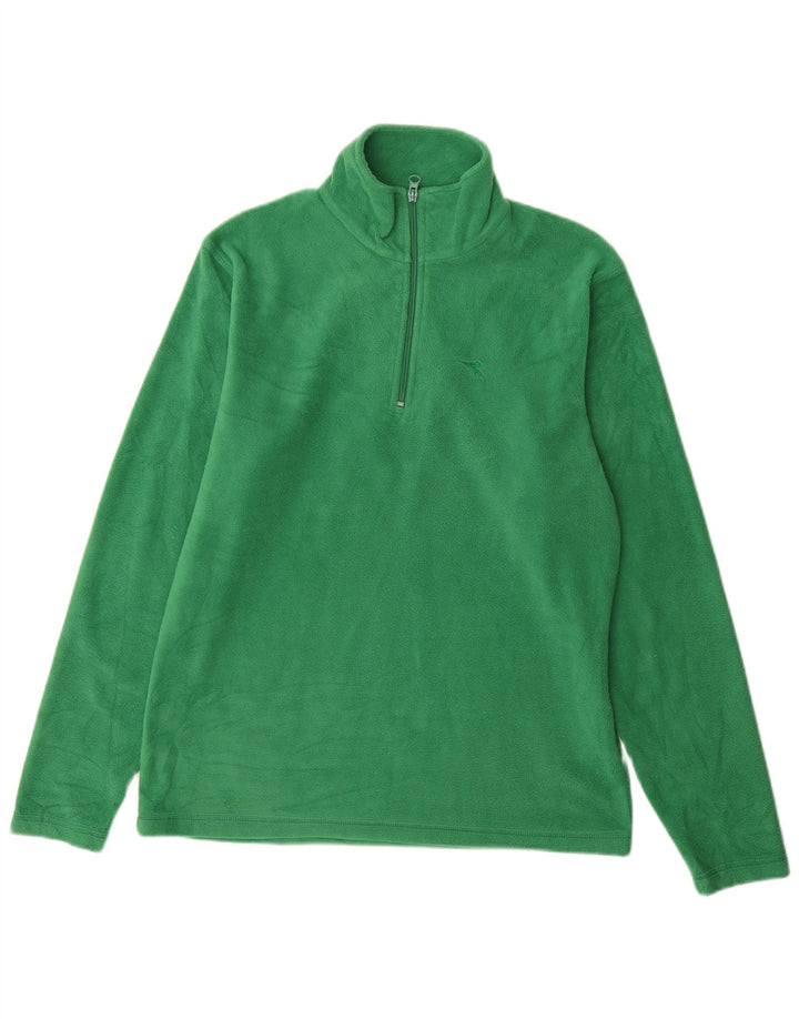 Diadora Ανδρικό φερμουάρ Fleece Jumper Μεσαίο Πράσινο Πολυεστέρας