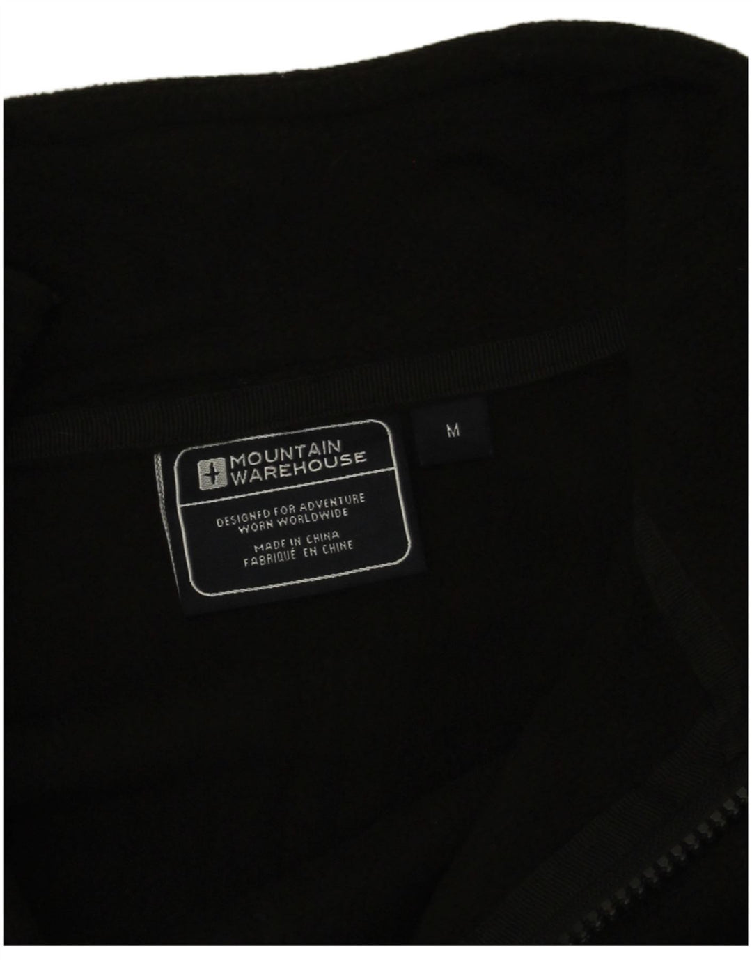 Mountain Warehouse Ανδρικό Fleece Jacket UK 38 Medium Black Polyester