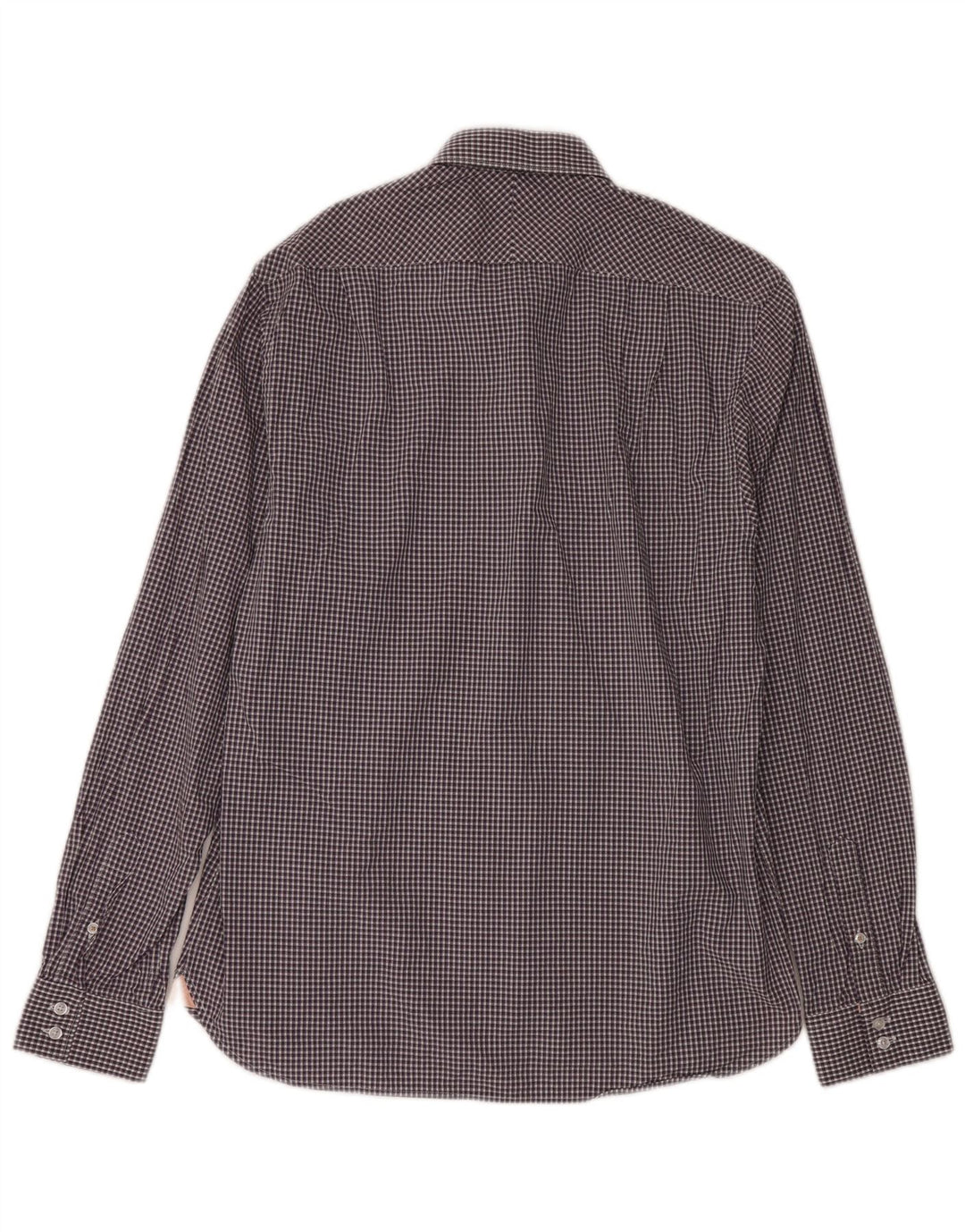 Ανδρικό πουκάμισο Ben Sherman 16 μεγάλο μωβ βαμβακερό Gingham