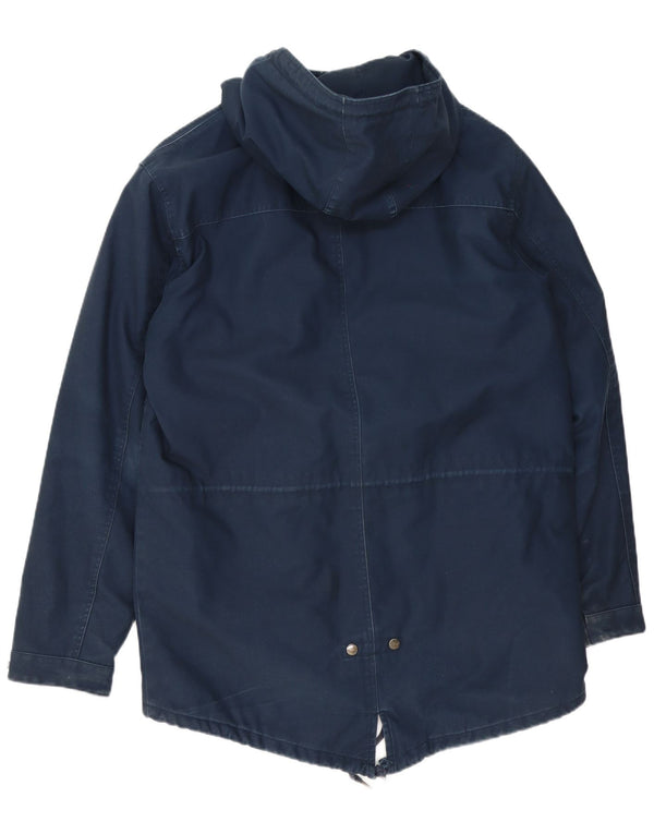 Carhartt Ανδρικό μπουφάν Parka με κουκούλα UK 42 XL Navy Blue Polyester