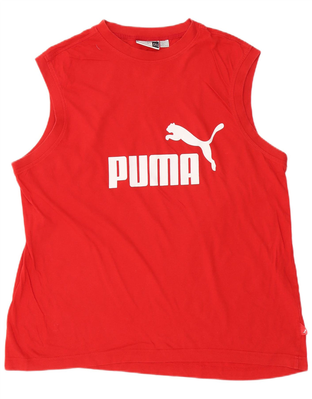 Ανδρικό γραφικό γιλέκο Puma 2XL κόκκινο βαμβακερό