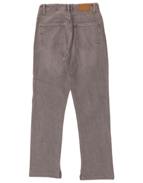 Zara Γυναικείο Straight Jeans EU 36 XS W26 L27 Γκρι