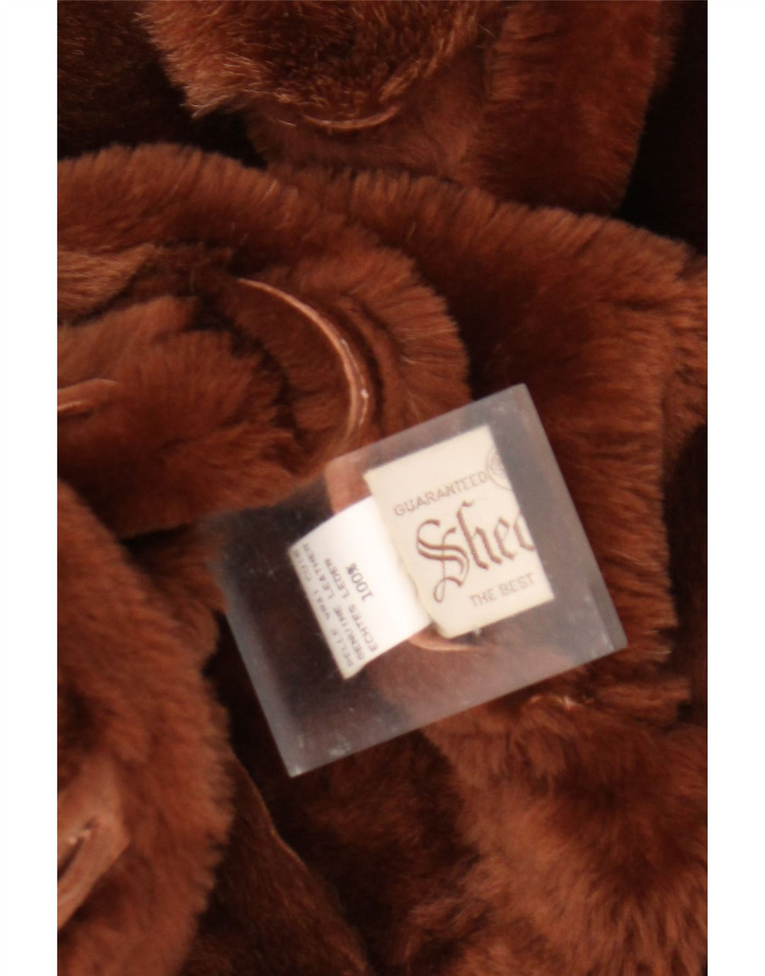 Vintage γυναικείο μπουφάν Shearling UK 16 Large Beige