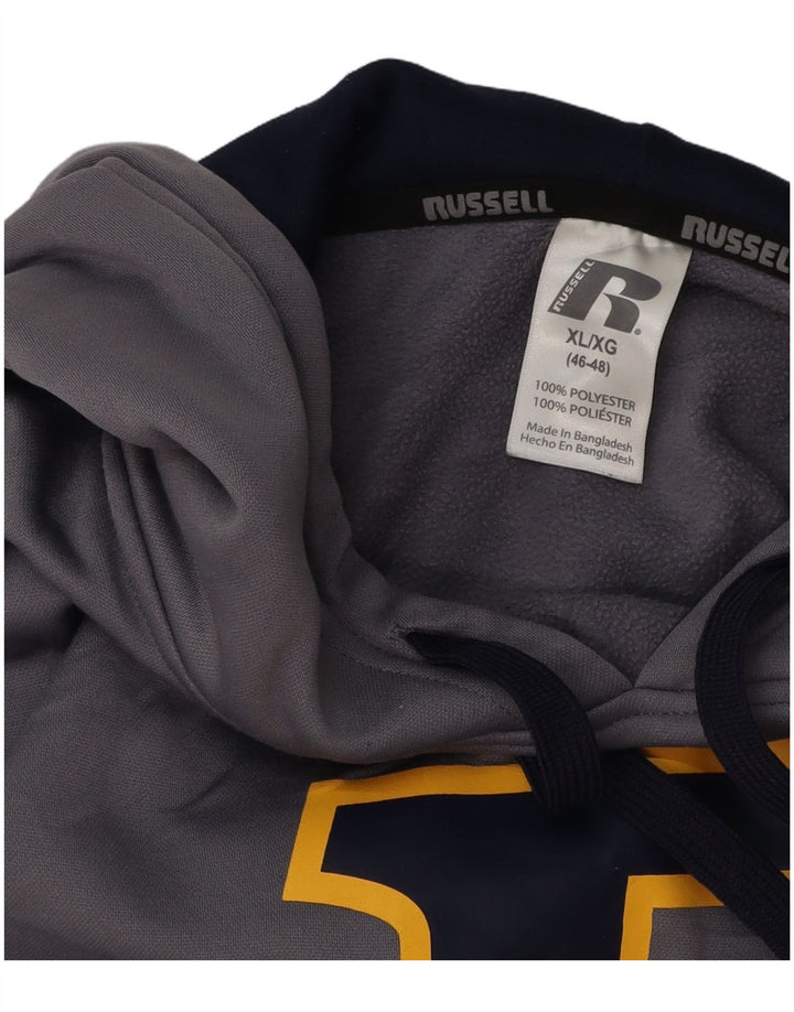 RUSSELL ATHLETIC Ανδρικά φούτερ με κουκούλα UK 46/48 XL Γκρι