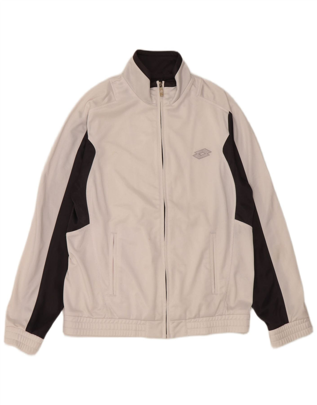 Ανδρική φόρμα Lotto Top Jacket Small White Colourblock