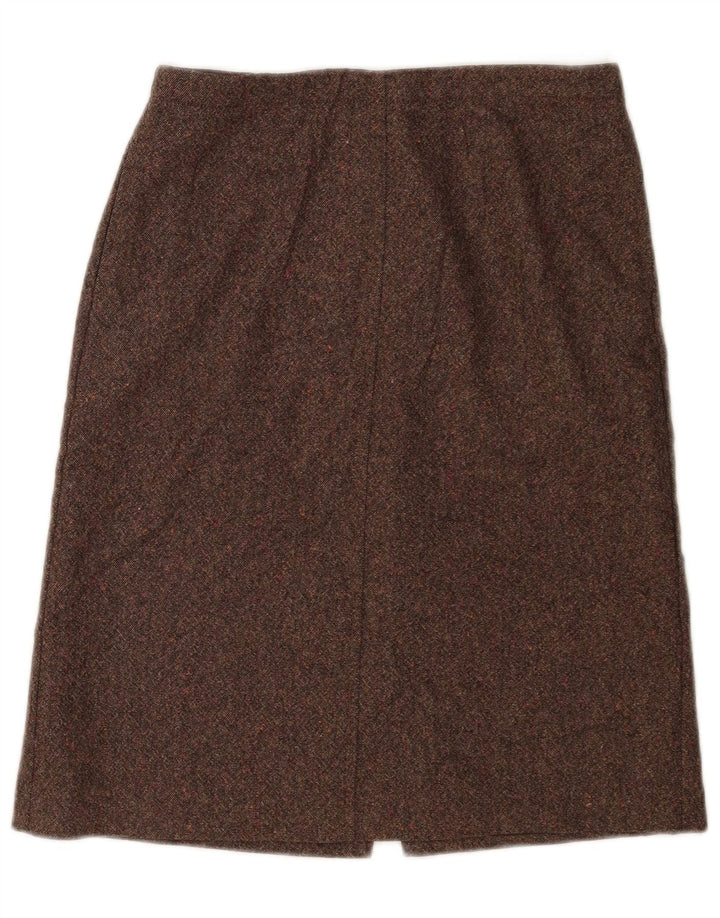 J. Crew Γυναικεία Midi Φούστα W28 Μεσαίου καφέ Flecked