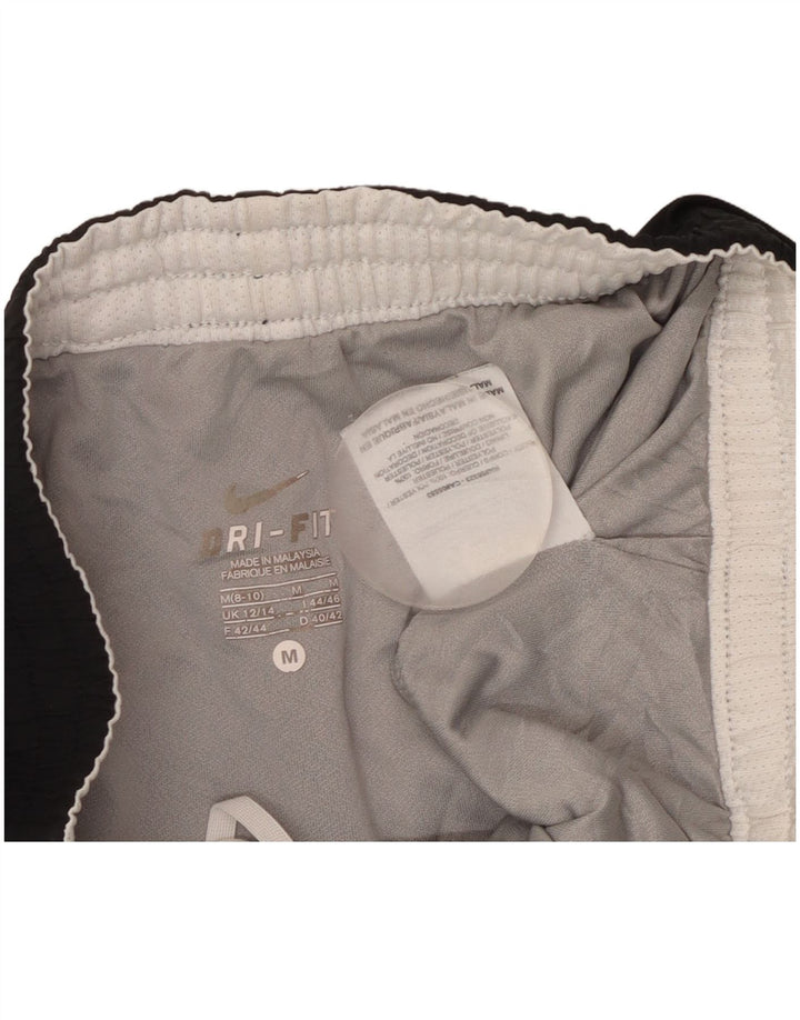 Γυναικείο αθλητικό σορτς NIKE Dri Fit UK 12/14 Μεσαίο μαύρο πολυεστέρα