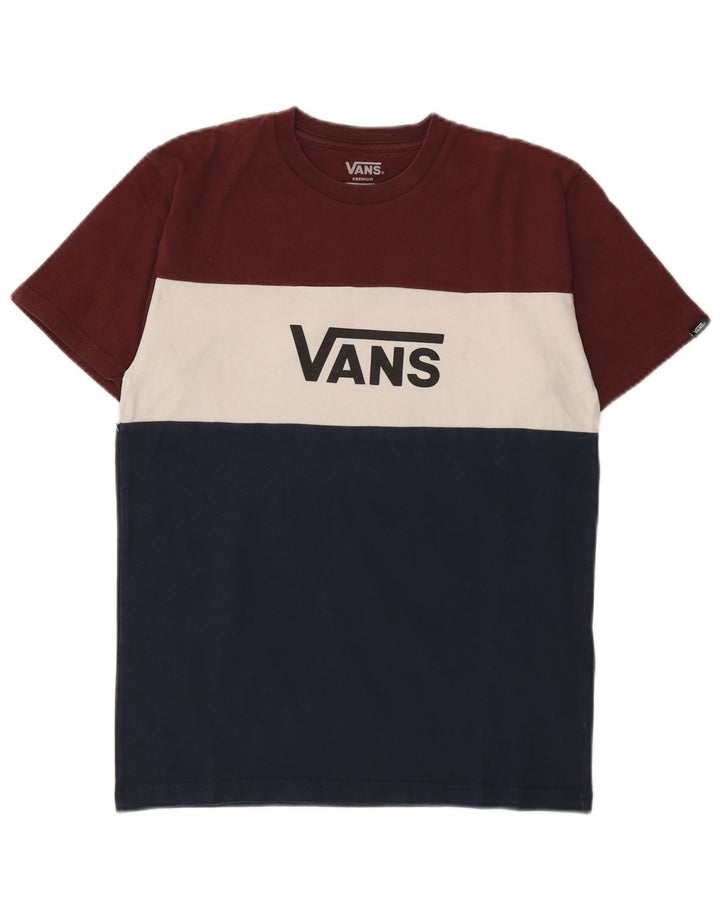 Ανδρικό γραφικό μπλουζάκι Vans Μικρό πολύχρωμο βαμβακερό χρώμα