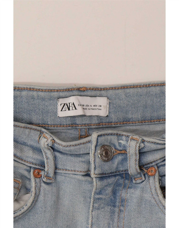 Zara Γυναικείο τζιν σορτς EU 36 XS W26 Μπλε