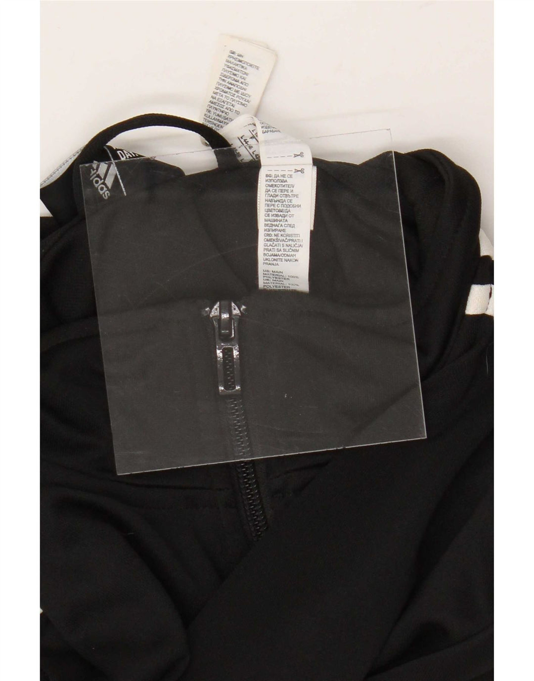 Γυναικεία αθλητική φόρμα Adidas Top Jacket UK 16/18 Large Black Polyester