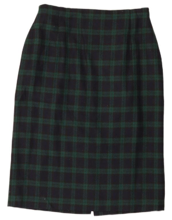 Marks & Spencer Γυναικεία φούστα St. Michael Pencil W30 Μεσαίο Navy Blue Check