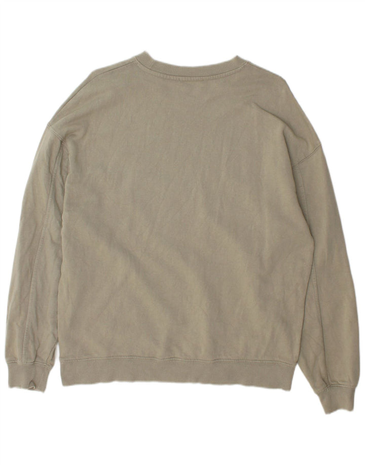 Zara Ανδρικό Φούτερ Jumper Μεσαίο Χακί Βαμβακερό