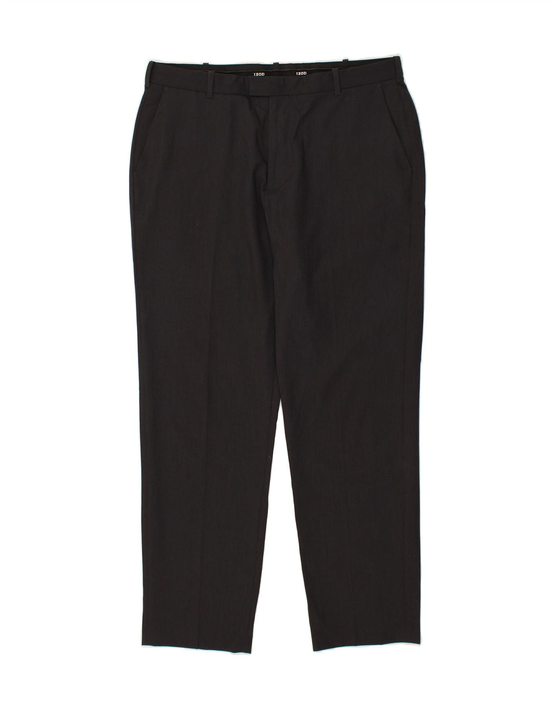 IZOD Mens Straight Suit Trousers W36 L32 Grey Polyester Vintage Izod and Second-Hand Izod from Messina Hembry 