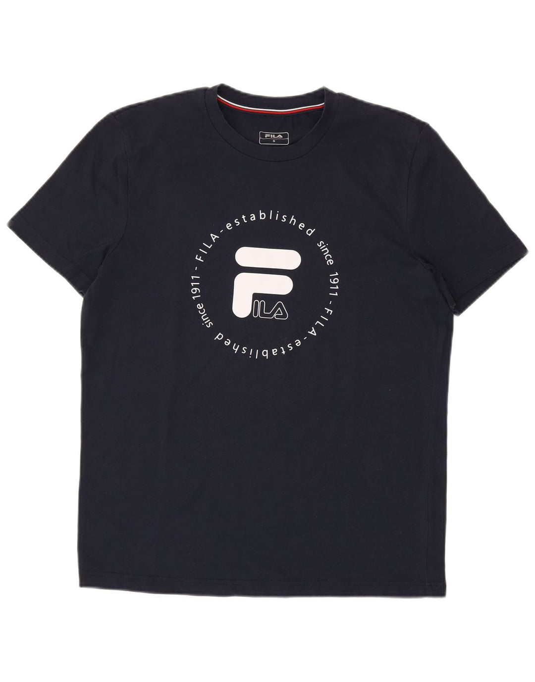 Ανδρικό γραφικό T-Shirt FILA Top Small Navy Blue