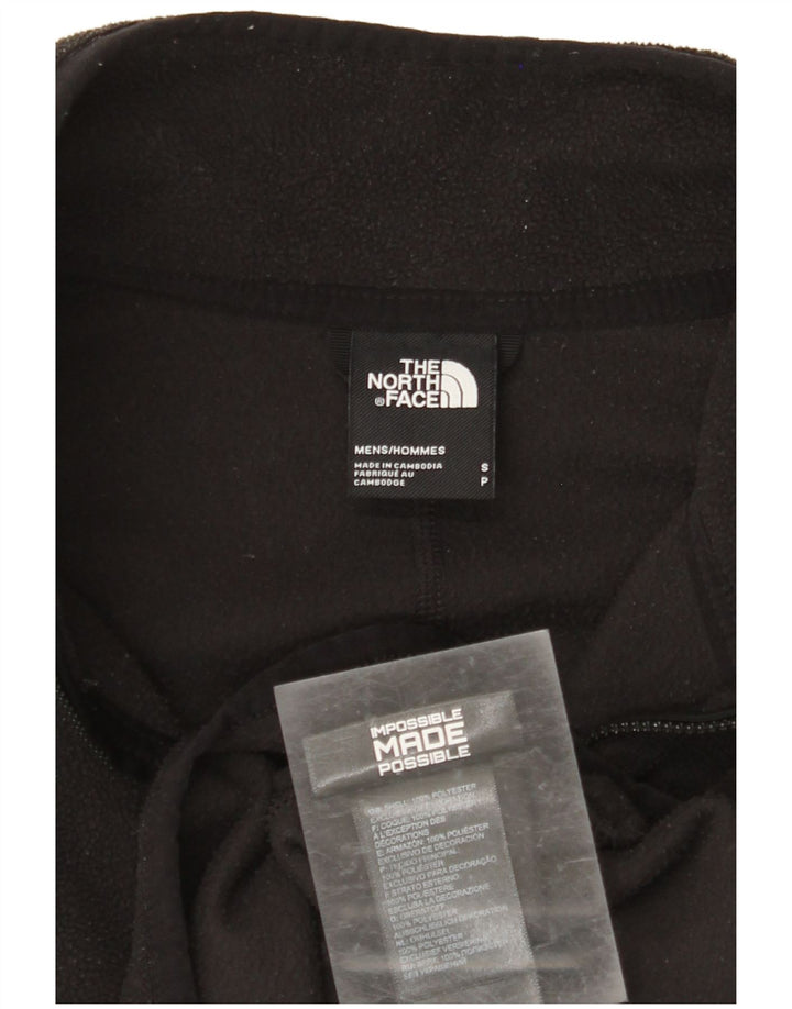 THE NORTH FACE Ανδρικό φερμουάρ Fleece Jumper Μικρός Μαύρος Πολυεστέρας