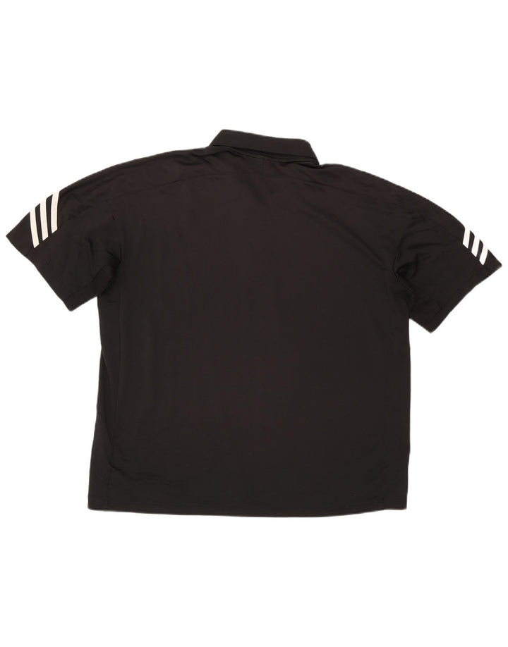Ανδρικό πουκάμισο Adidas Climacool Polo XL Μαύρο πολυεστέρα