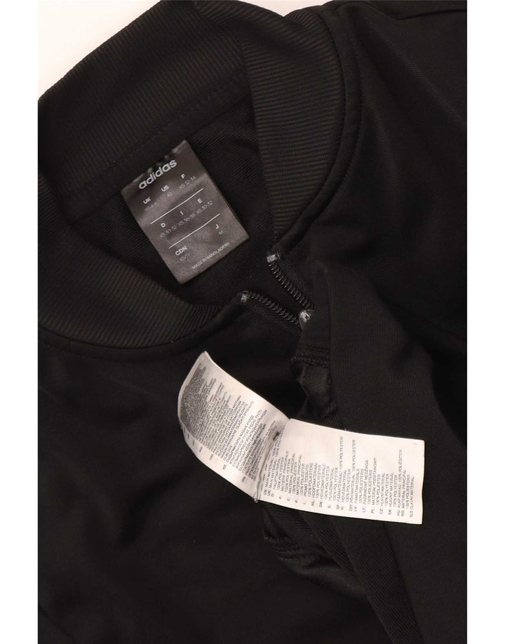 Γυναικεία αθλητική φόρμα Adidas Top Jacket UK 4/6 XS Μαύρο Πολυεστέρας
