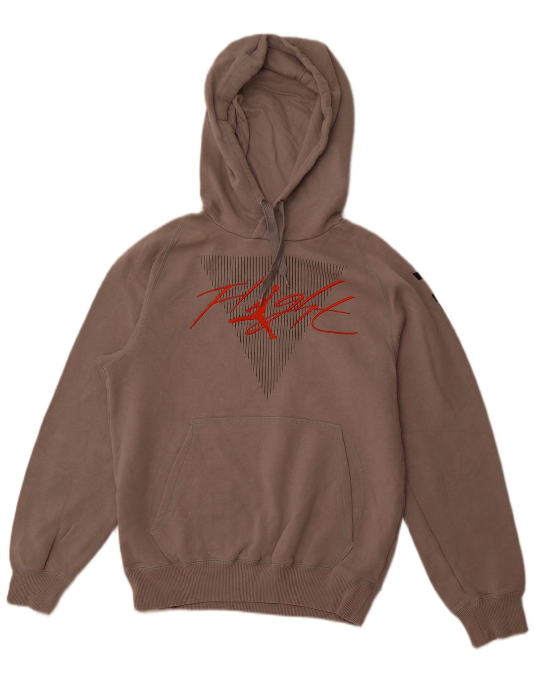 JORDAN Ανδρικό γραφικό μπλουζάκι με κουκούλα, μικρό γκρι βαμβακερό