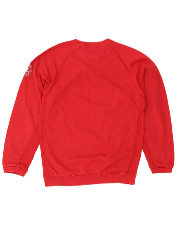 Champion Boys Graphic Sweatshirt Jumper 11-12 Years Red Cotton