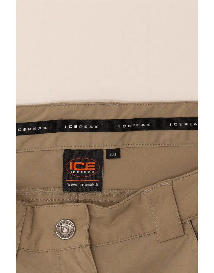 Icepeak γυναικείο παντελόνι πεζοπορίας Cargo EU 40 Medium W30 L32 Khaki Polyester