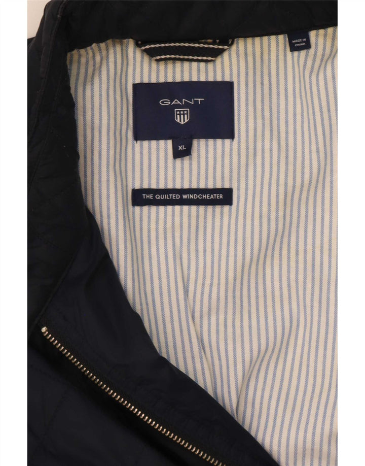 Ανδρικό καπιτονέ μπουφάν Gant UK 42 XL Navy Blue Polyamide