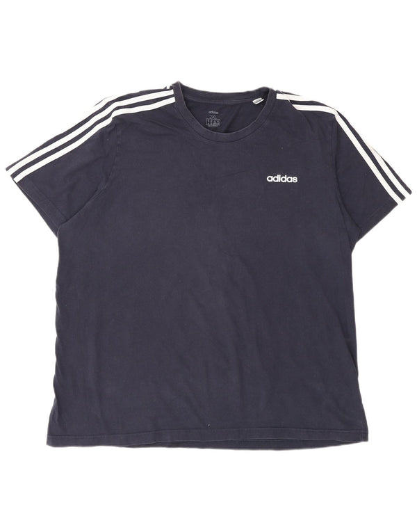 Ανδρικό T-shirt Adidas 3D Arc Top 2XL Navy Blue Cotton Sports