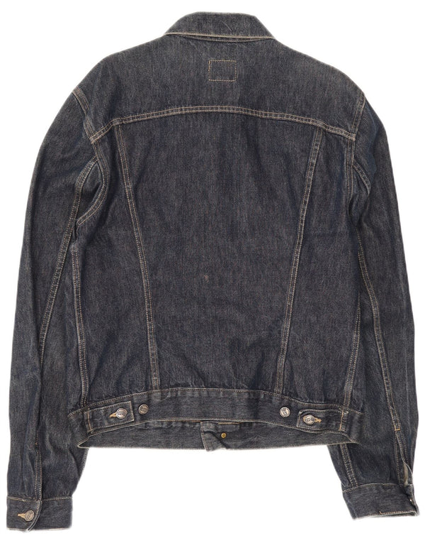 Ανδρικό τζιν μπουφάν Gas UK 44 2XL Navy Blue Cotton