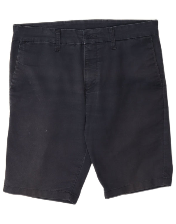 Carhartt Mens Chino Shorts W33 Medium Navy Blue Cotton