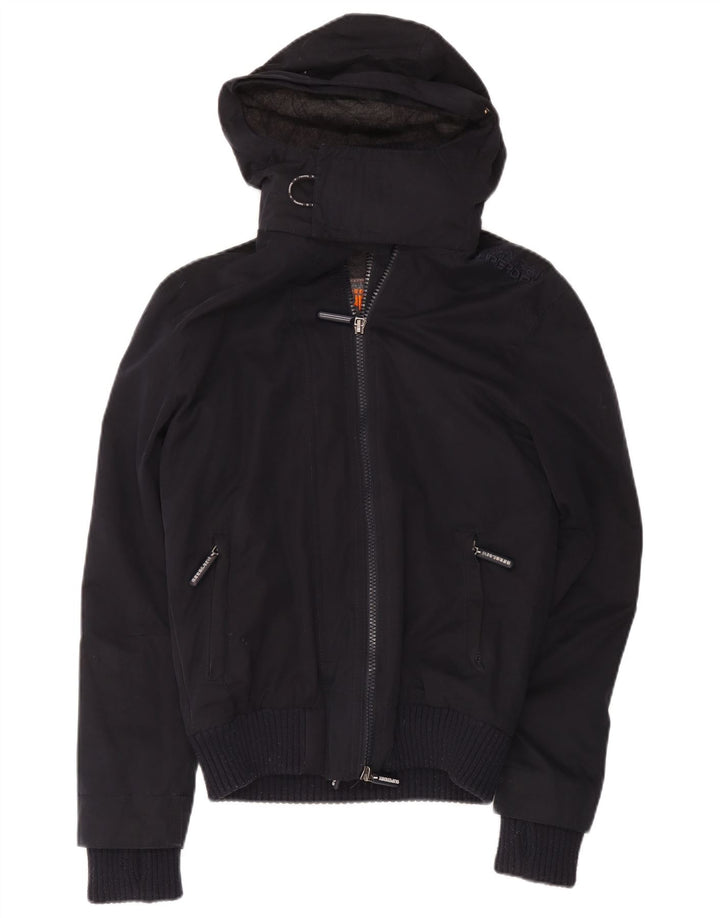 Superdry Ανδρικό Windbomber Hooded Bomber Jacket UK 36 Small Navy Blue