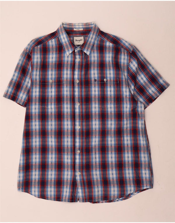 Ανδρικό κοντομάνικο μπλουζάκι Wrangler Casual Fit XL Μπλε βαμβακερό