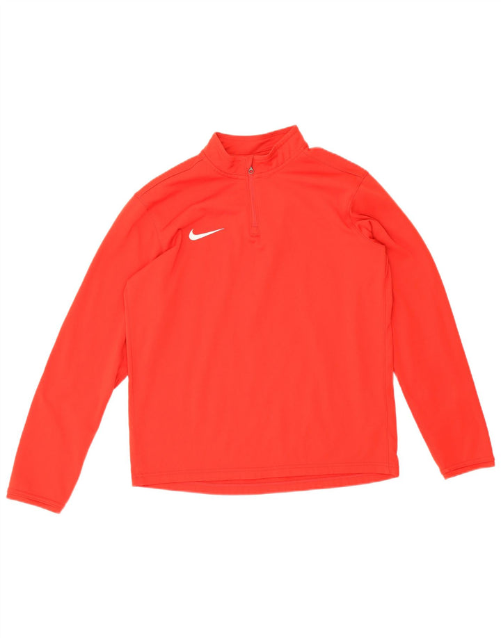 Φόρμα Nike Boys Dri Fit με φερμουάρ πουλόβερ φόρμα 13-14 ετών XL Red