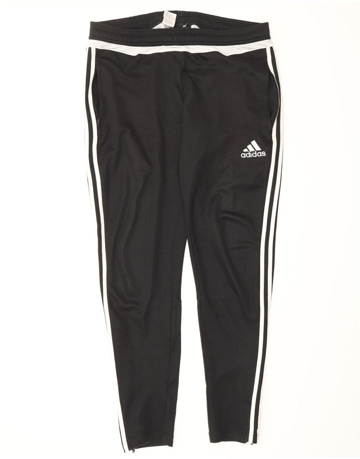 Ανδρική αθλητική φόρμα ADIDAS Climalite, μεσαίο μαύρο χρώμα