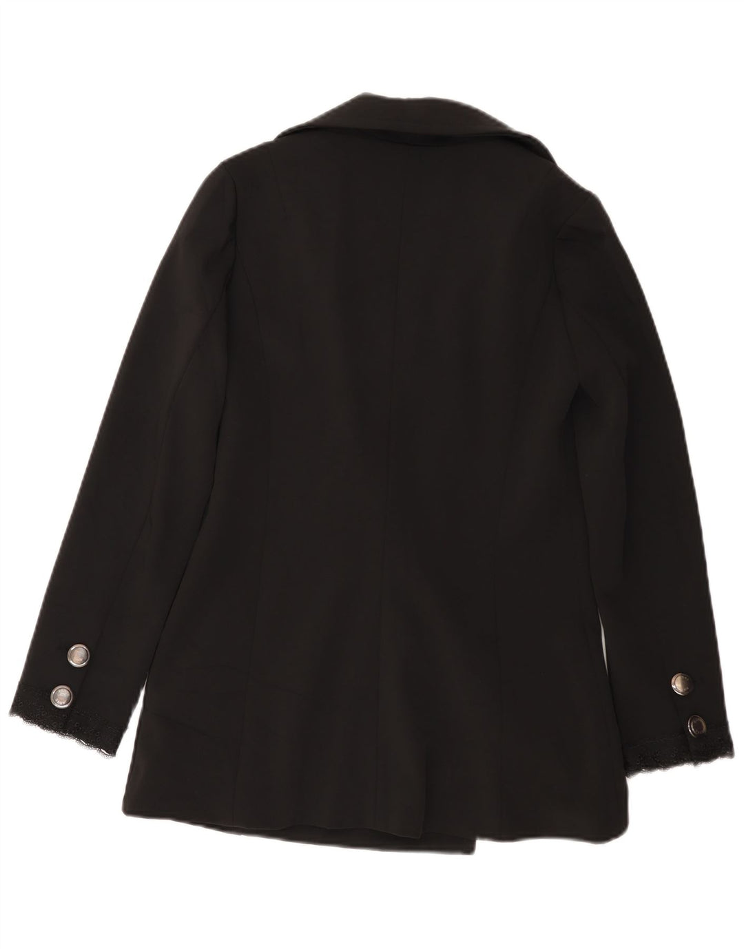 Denny Rose Γυναικείο παλτό μπιζελιού UK 10 Small Black Polyester