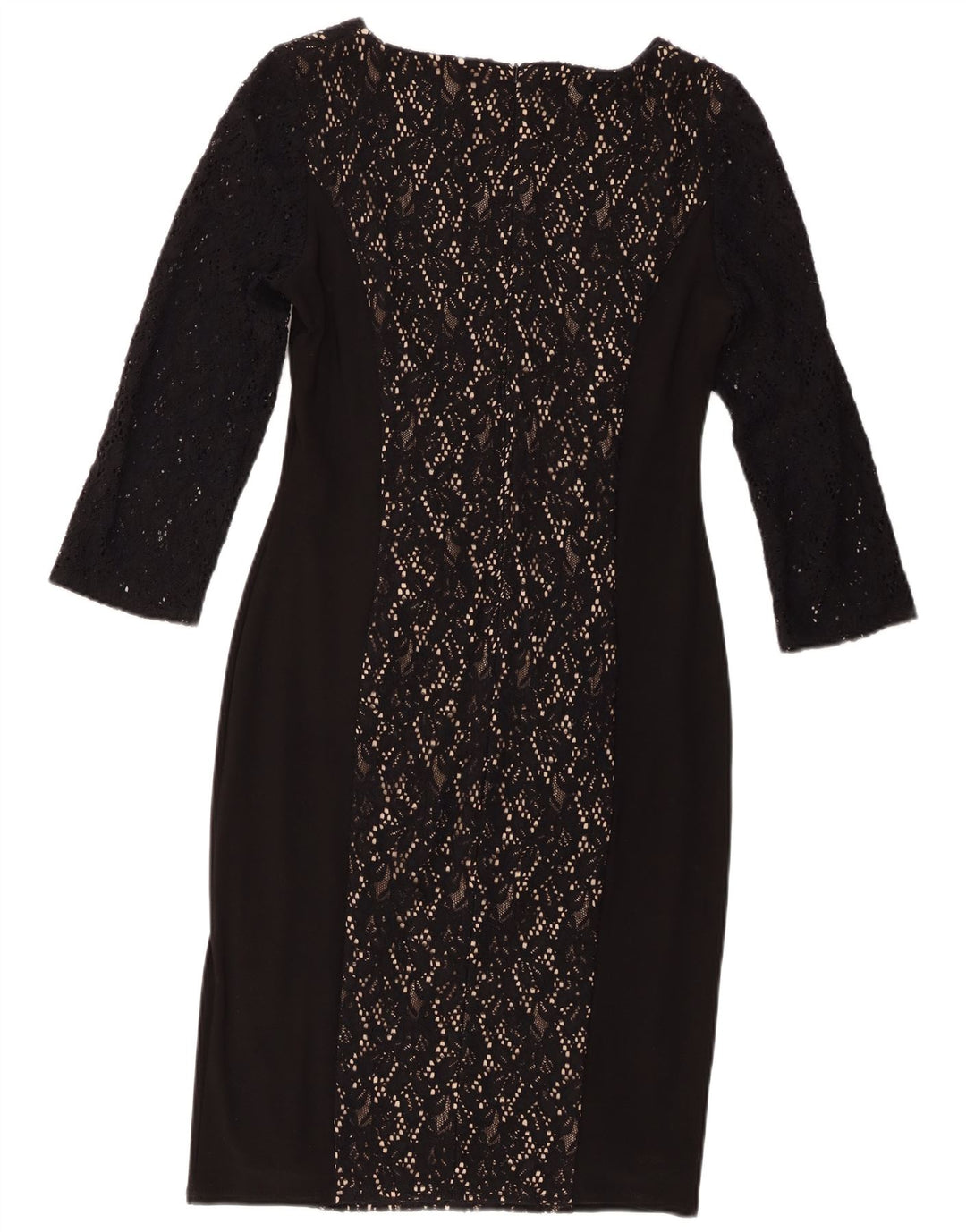 Phase Eight Γυναικείο φόρεμα με μανίκια 3/4 UK 14 Medium Black Floral