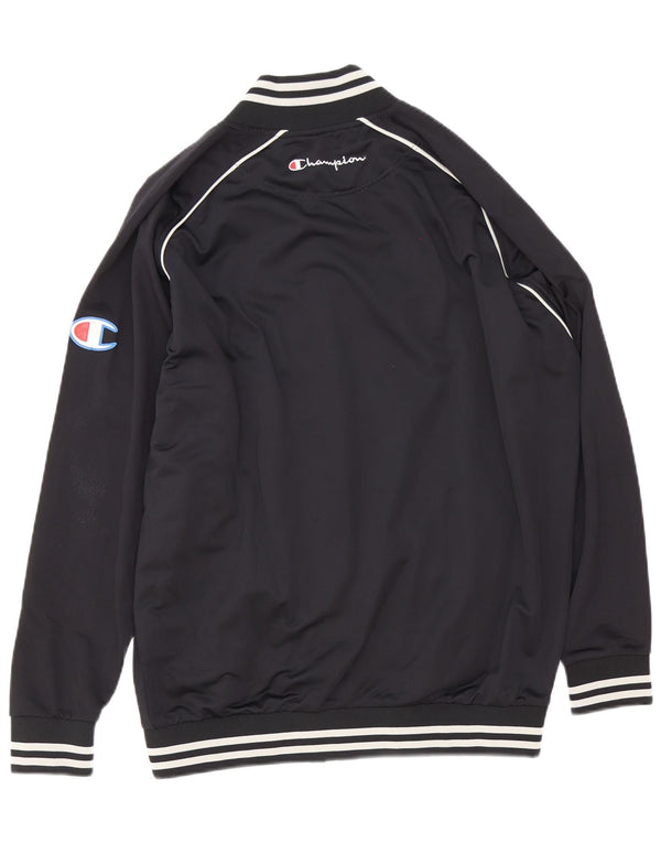 Ανδρική φόρμα Champion Graphic Top Jacket Μεγάλο μαύρο ριγέ πολυεστέρα