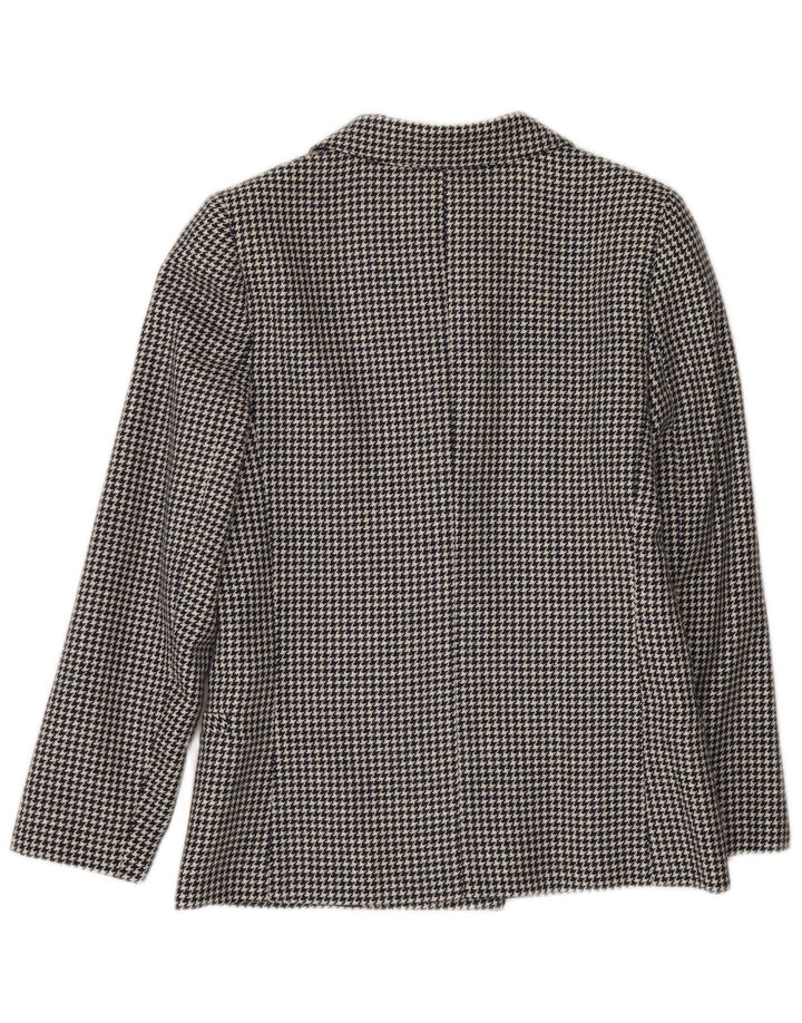 Arezia Γυναικείο Μπουφάν σακάκι IT 42 Medium Navy Blue Houndstooth