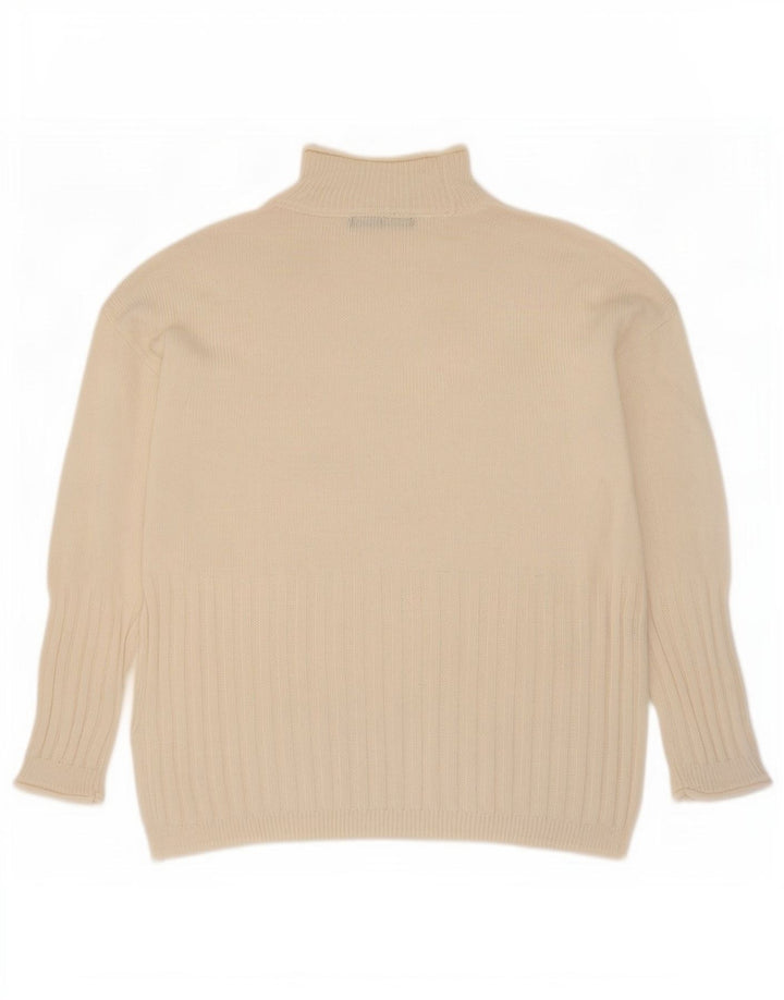 Marks & Spencer Γυναικείο πουλόβερ με λαιμό χελώνα UK 10 Small Beige