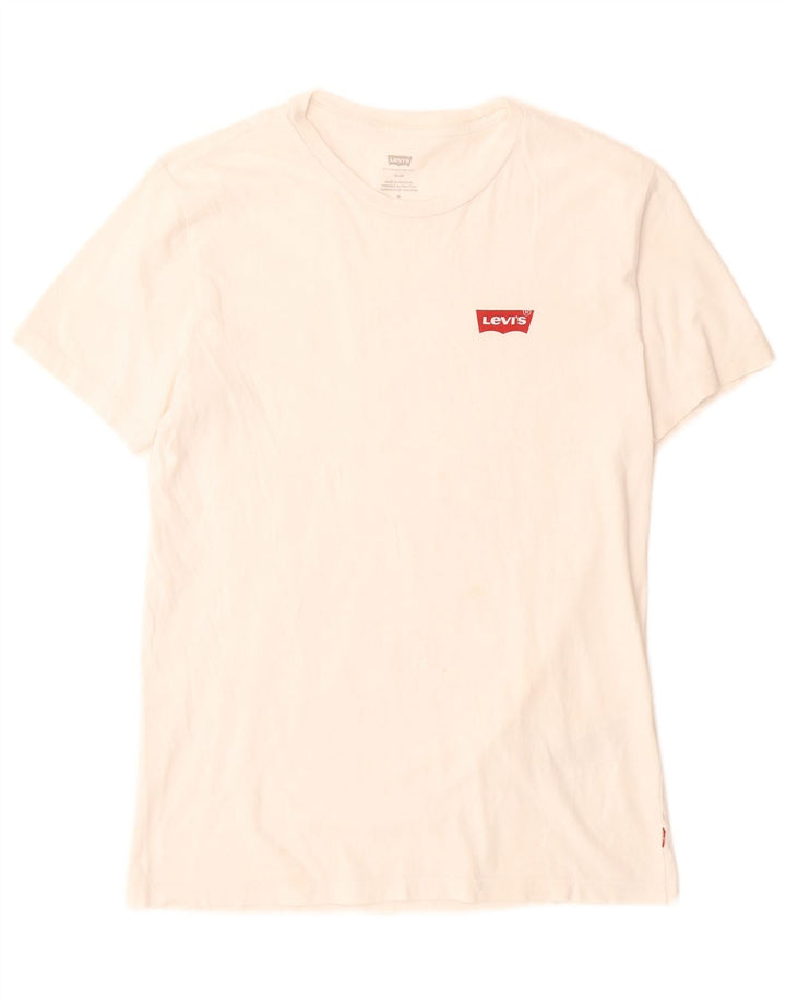 Ανδρικό T-Shirt Levi's Slim Top Μεσαίο λευκό βαμβακερό