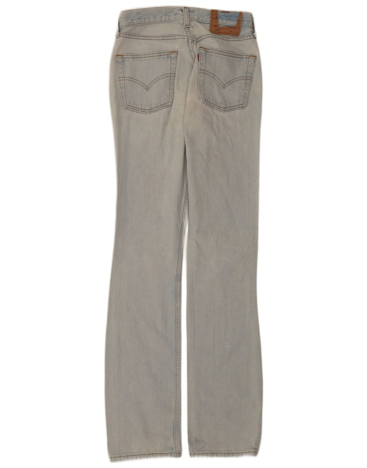 Levi's Womens 501 Bootcut Jeans W27 L34 Blue